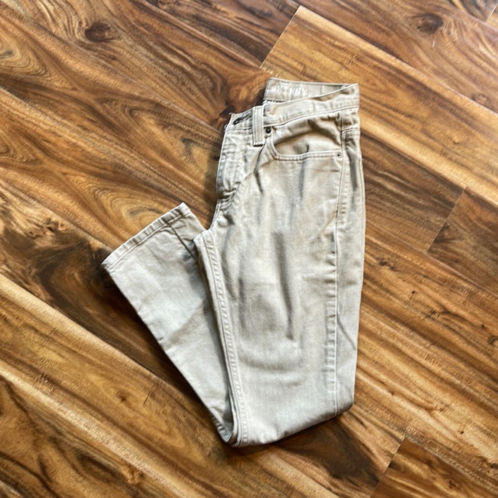 Mens tan skinny jeans. Size 29
